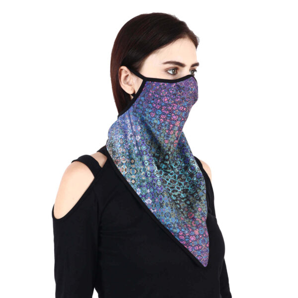 08 Beautiful Designer Unisex Fabric Face Mask with Ear Loops for Men Women Girl & Kids Reusable & Washable Hazelglow Face Cover Scarf IMG_9107 copy Unisex Stylish Bandana Reusable Face Mask Washable Scarf UV Protection