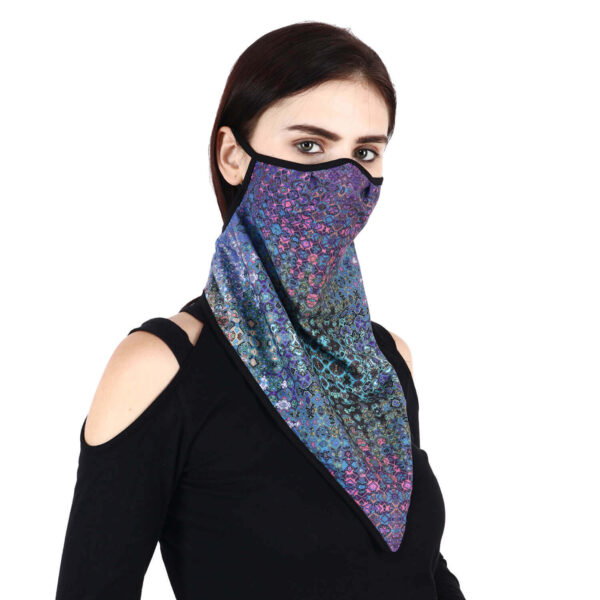 09 Beautiful Designer Unisex Fabric Face Mask with Ear Loops for Men Women Girl & Kids Reusable & Washable Hazelglow Face Cover Scarf IMG_9109 copy Unisex Stylish Bandana Reusable Face Mask Washable Scarf UV Protection