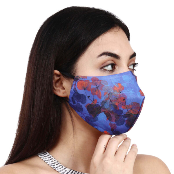 Beautiful Designer Unisex Fabric Face Mask with Ear Loops for Men Women Girl & Kids Reusable & Washable Hazelglow Basics 03 0360 HAZELGLOW BASICS Beautiful Designer Fabric Face Mask with Ear Loops Reusable & Washable VIII