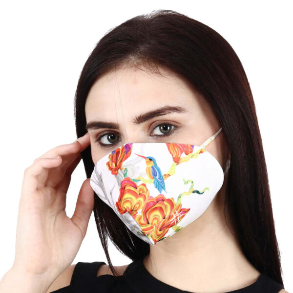 Beautiful Designer Unisex Fabric Face Mask with Ear Loops for Men Women Girl & Kids Reusable & Washable Hazelglow Basics 04 IMG_9038 HAZELGLOW BASICS Beautiful Designer Fabric Face Mask with Ear Loops Reusable & Washable V
