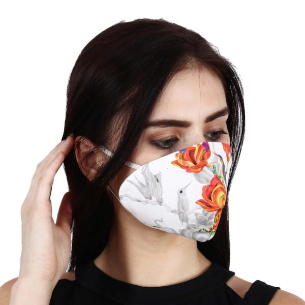 Beautiful Designer Unisex Fabric Face Mask with Ear Loops for Men Women Girl & Kids Reusable & Washable Hazelglow Basics 07 IMG_9036 HAZELGLOW BASICS Beautiful Designer Fabric Face Mask with Ear Loops Reusable & Washable V