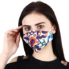 HAZELGLOW Beautiful Designer Fabric Face Mask with Ear Loops Reusable Washable