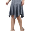 hazelglow Basics Asymmetric Skirt 1 - 4 Asymmetrical Skirt Solid Colors D-1 hazelglow