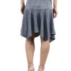 hazelglow Basics Asymmetric Skirt 1 - 5 Asymmetrical Skirt Solid Colors D-1 hazelglow