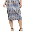 hazelglow Basics Designer Print Pencil Skirt For Girls & Womens 5 - 4 Designer Pencil Skirt Print For Girls and womens D-5 hazelglow