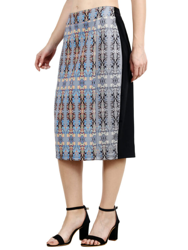 hazelglow Basics Designer Print Pencil Skirt For Girls & Womens 5 - 5 Designer Pencil Skirt Print For Girls and womens D-5 hazelglow
