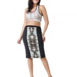 hazelglow Basics Designer Print Pencil Skirt For Girls & Womens 7 - 1 Designer Print Pencil Skirt,