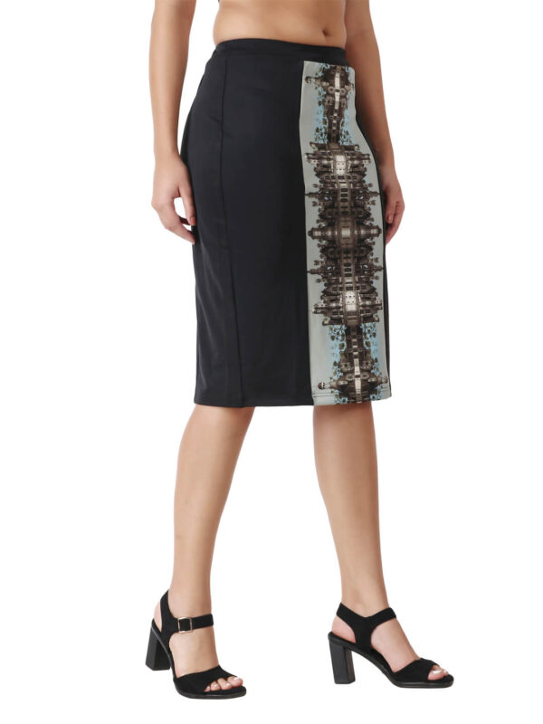 hazelglow Basics Designer Print Pencil Skirt For Girls & Womens 7 - 4 Designer Print Pencil Skirt for Girls D-7 hazelglow