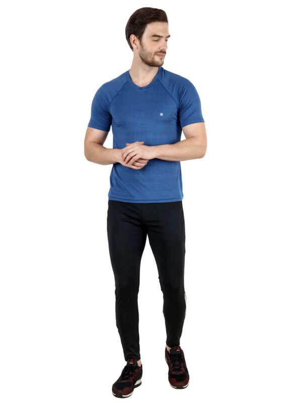 Men's Regular Fit Half Sleeves T-Shirt by hazelglow Basics