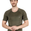 hazelglow Basics Mens T Shirt 2 - 1 T-Shirt for Mens Regular Fit Half Sleeves,
