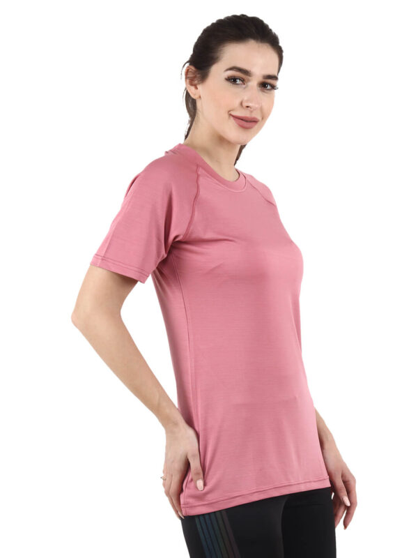 Girls Half Sleeves T-Shirt D-1 hazelglow