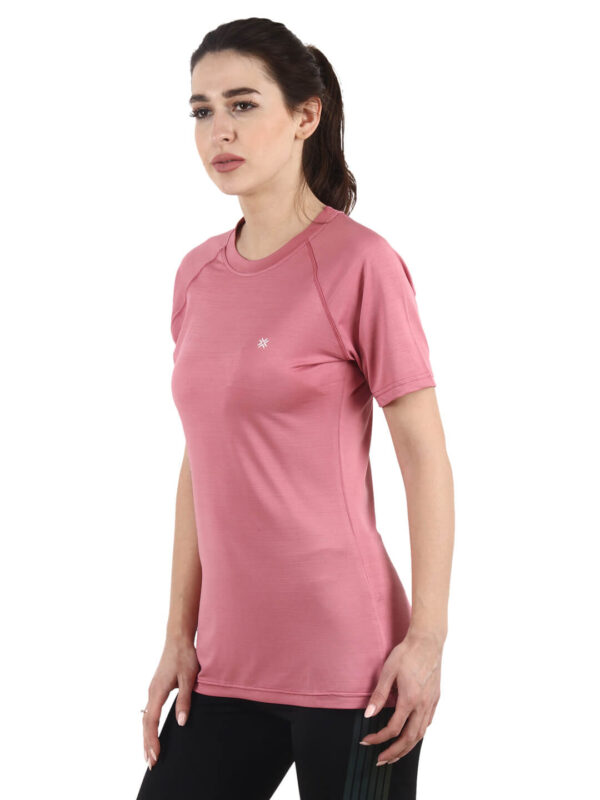 Girls Half Sleeves T-Shirt D-1 hazelglow