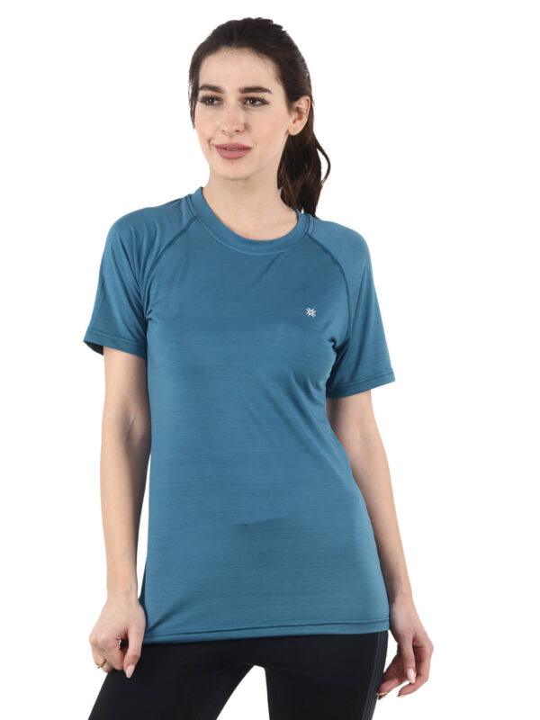 hazelglow Basics Womens T Shirt 3 - 1 Girls T-Shirt Regular Fit Half Sleeve,