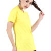 hazelglow Basics Womens T Shirt 5 - 3 Yellow T-Shirt Womens Regular Fit Half Sleeves D-5 hazelglow