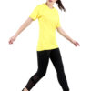 hazelglow Basics Womens T Shirt 5 - 5 Yellow T-Shirt Womens Regular Fit Half Sleeves D-5 hazelglow