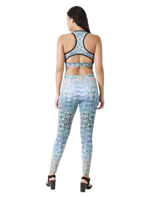 hazelglow basics Active Wear Designer Print Sporty Legging 4 - 4 Active Wear Legging Sporty Designer Print D-4 hazelglow