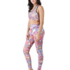 hazelglow basics Active Wear Designer Print Sporty Legging 6 - 2 Active Wear Designer Print Symphony Sporty Legging D-6 hazelglow