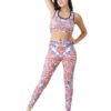 hazelglow basics Active Wear Designer Print Sporty Legging 6 - 6 Active Wear Designer Print Symphony Sporty Legging D-6 hazelglow