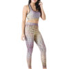 Active Wear Legging Sporty Designer Print D-7 hazelglow