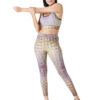 Active Wear Legging Sporty Designer Print D-7 hazelglow