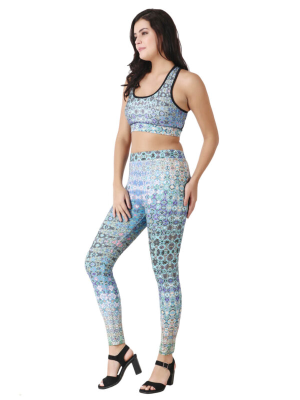 Sporty Active Wear Top Designer Print Harmony D-6 hazelglow
