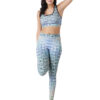 Sporty Active Wear Top Designer Print Harmony D-6 hazelglow