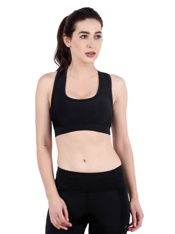 hazelglow basics Active Wear Sporty Top 1 - 1 Black Active Wear Sporty Top