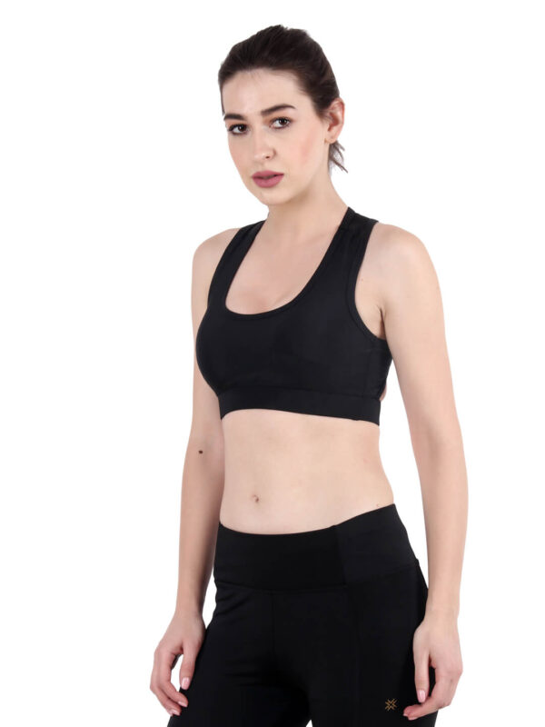 hazelglow basics Active Wear Sporty Top 1 - 2 Black Active Wear Sporty Top D-2 hazelglow