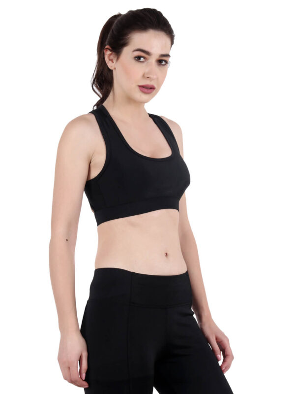 hazelglow basics Active Wear Sporty Top 1 - 3 Black Active Wear Sporty Top D-2 hazelglow