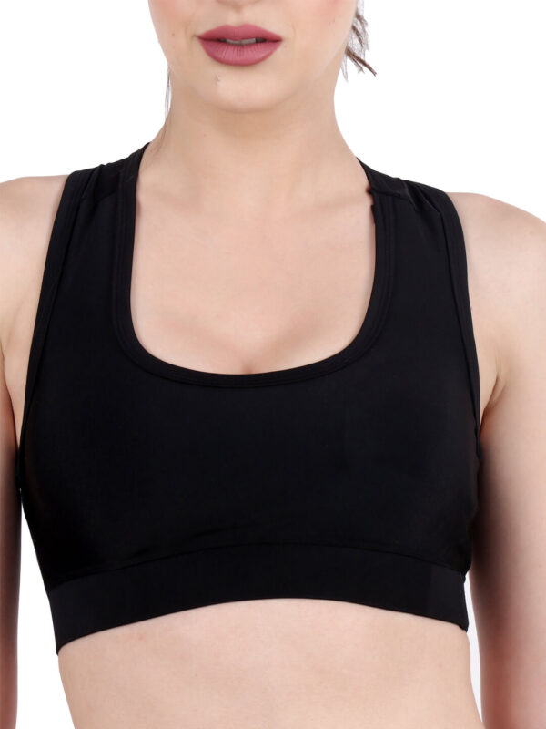 hazelglow basics Active Wear Sporty Top 1 - 7 Black Active Wear Sporty Top D-2 hazelglow