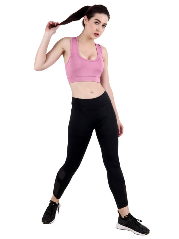 Pink Active Wear Sporty Top D-4 hazelglow