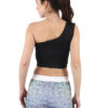 hazelglow basics Active Wear Sporty Top One Shoulder 1 - 8 One Shoulder Sporty Top Reflector Print Active Wear D-1 hazelglow
