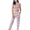 hazelglow basics Designer Print Laurel Trouser 1 - 2 Floral Print Pant Designer Trouser D-6 hazelglow