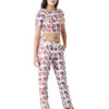 hazelglow basics Designer Print Laurel Trouser 1 - 5 Floral Print Pant Designer Trouser D-6 hazelglow