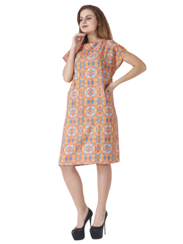 Blossom Kaftan Designer Print hazelglow D-4 02 Kaftan Dress Blossom Designer Print D-4 hazelglow