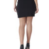 Buy Black Skirts for Women Front Overlap Panel hazelglow D1