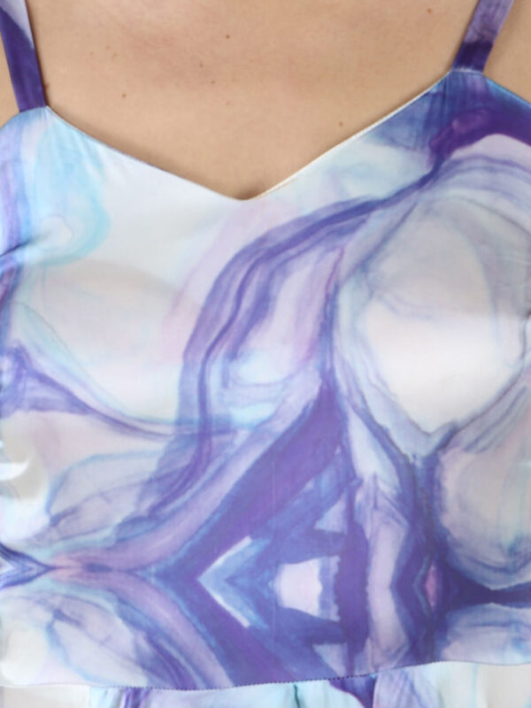 Lady hazelglow Dance Canvas Art Cloud Nine Print by hazelglow D-2 6 Spagetti Flare Dress Cloud Nine Print Lady hazelglow Dance D-2