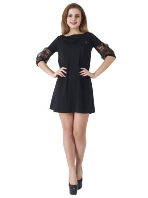 Puff Sleeve Dress Lace Hazelglow 01 Classy Puff Sleeve Dress, sexy dress,