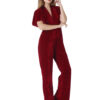 Buy Jumpsuit for Women Party Wear Ruffle Sleeve Stylish Glamorous hazelglow