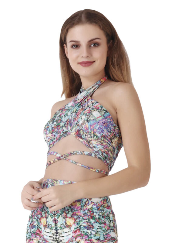 Sexy Party Wear Designer Cross Over Top Harmony