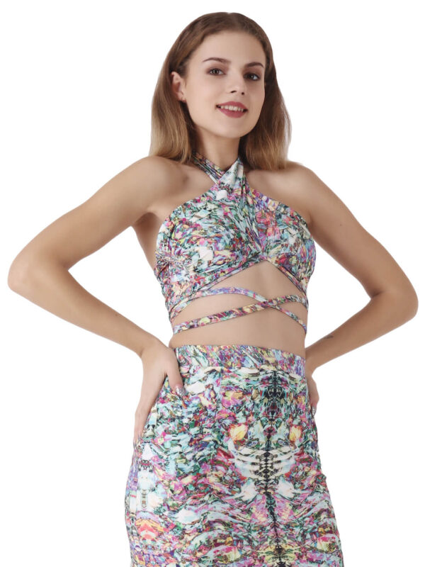 Sexy Party Wear Designer Cross Over Top Harmony