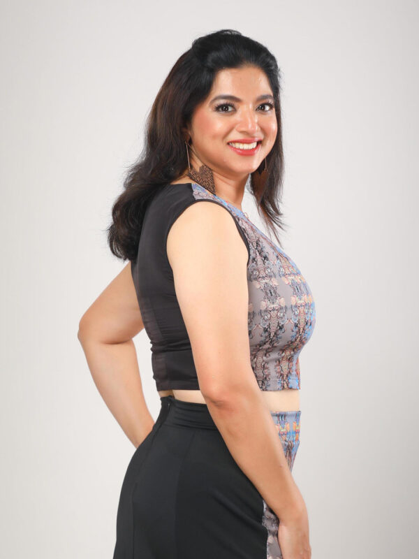 Animal Print Crop Top Blouse Designer Womens & Girls D-4 hazelglow