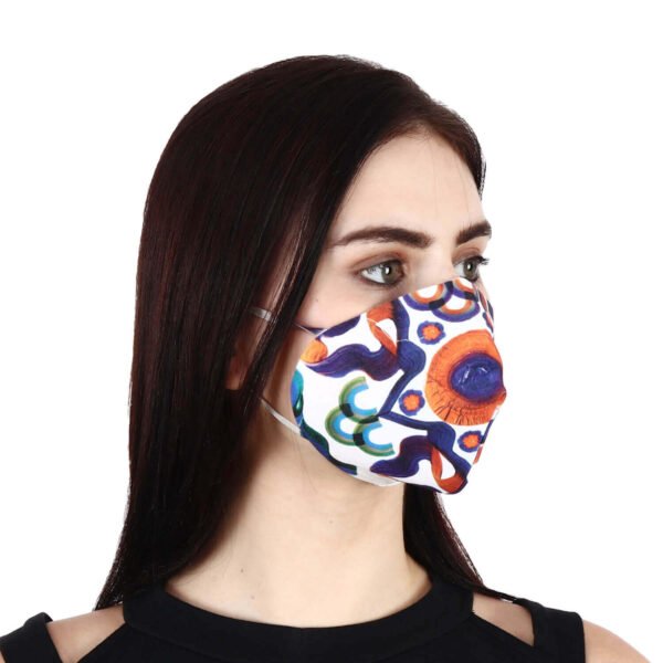 HAZELGLOW Beautiful Designer Fabric Face Mask with Ear Loops Reusable Washable