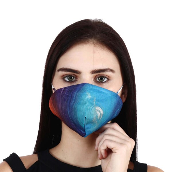 HAZELGLOW BASICS Beautiful Designer Fabric Face Mask with Ear Loops Reusable & Washable