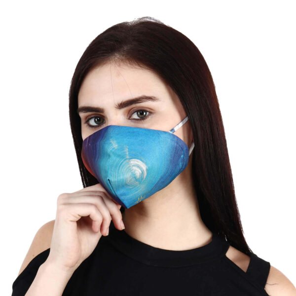 HAZELGLOW BASICS Beautiful Designer Fabric Face Mask with Ear Loops Reusable & Washable