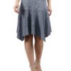 Asymmetrical Skirt Solid Colors D-1 hazelglow