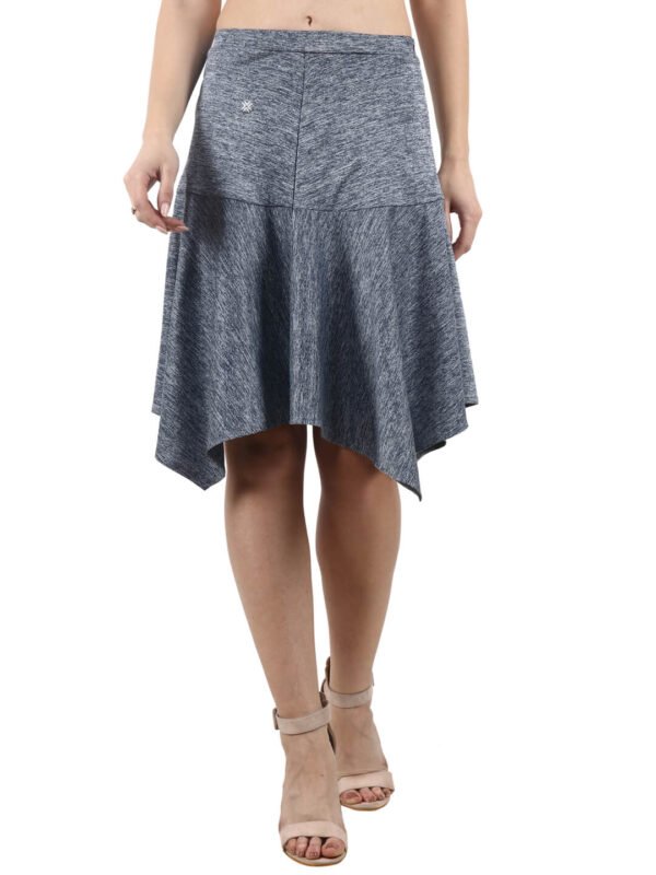 Asymmetrical Skirt Solid Colors D-1 hazelglow