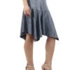 Asymmetrical Skirt Solid Colors D-1 hazelglow