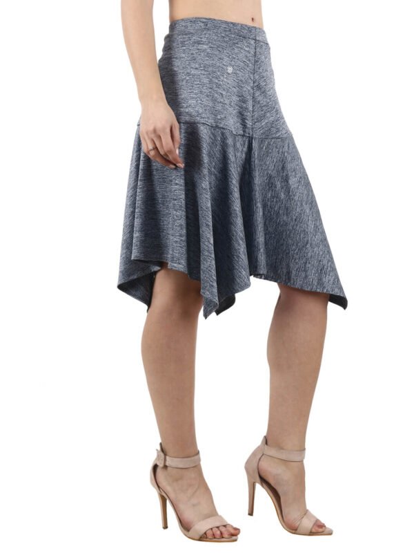 Asymmetrical Skirt Solid Colors D-1 hazelglow