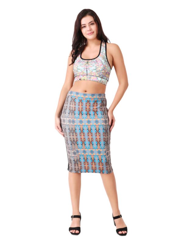Designer Pencil Skirt Print For Girls and womens D-5 hazelglow